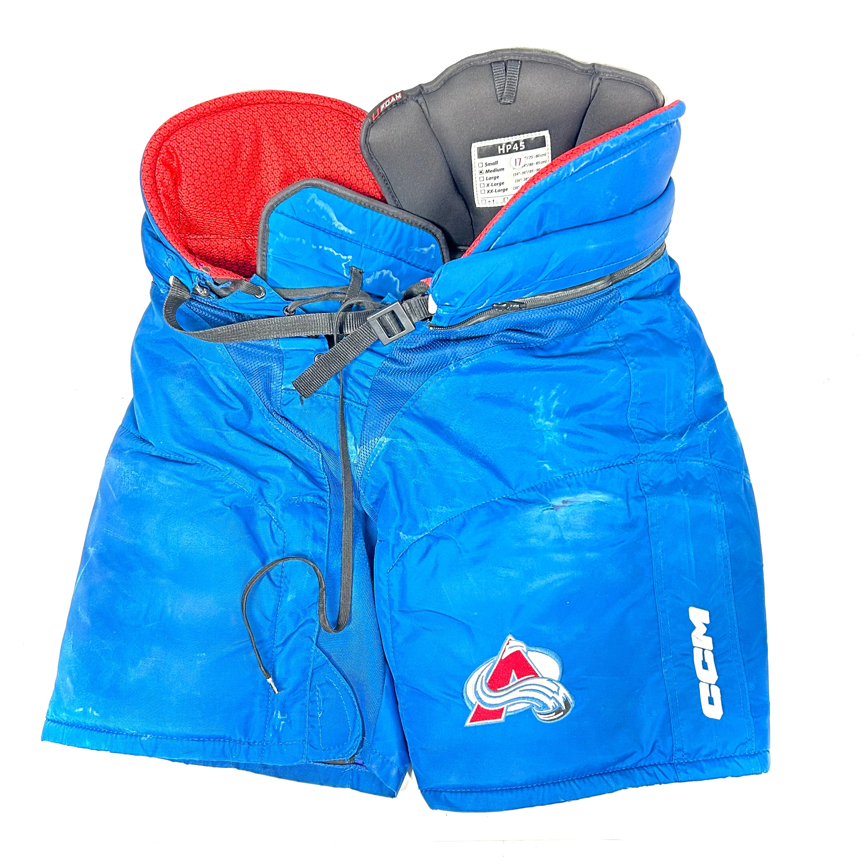 CCM HP45 - Pantalon d'occasion de la LNH - Colorado Avalanche (bleu)